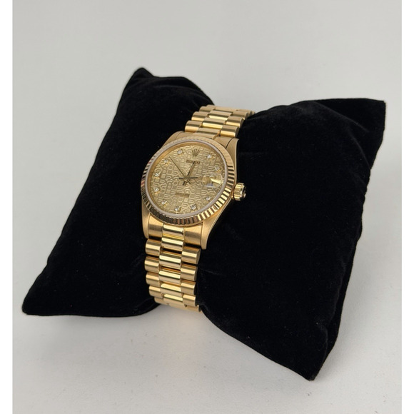 Rolex Accessories - Rolex 68278 Lady-Datejust 31mm in 18k Yellow Gold President Bracelet